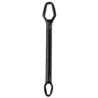 Multi-Function Plum Wrench Open Adjustment Double-Headed Self-Tightening Wrench(Black)