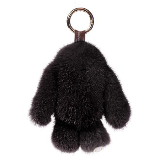 Lovely Dead Rex Rabbit Doll Pendant for Bag / Key Chains / Car ,Size: 15.0 x 14.0 x 8.0cm(Black)