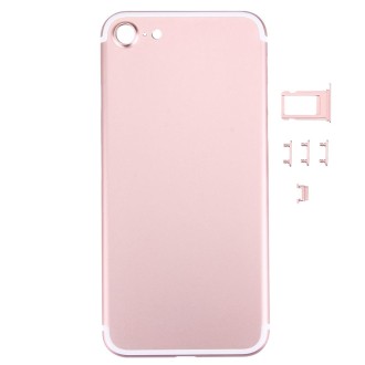 5 in 1 for iPhone 7 (Back Cover + Card Tray + Volume Control Key + Power Button + Mute Switch Vibrator Key) Full Assembly Housin