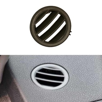 Car Right Side Dashboard Small Air Outlet Circular Air-conditioning Outlet for Mercedes-Benz C Class W204 (Brown)