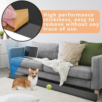 PVC Sofa Baffle Under-bed Toy Blocking Strap(Black)