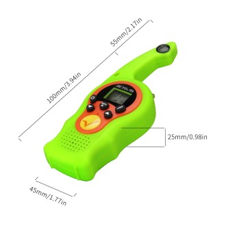 1 Pair RETEVIS RT75 0.5W US Frequency 22CHS FRS License-free Children Handheld Walkie Talkie(Green)