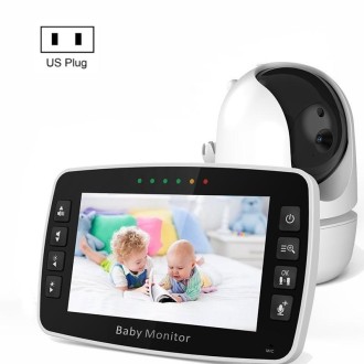 SM43A 4.3inch Color Display Night Vision Smart Zoom Baby Monitor Camera(US Plug)