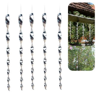 12 PCS Bird Revolving Rod Reflective Bird Repeller