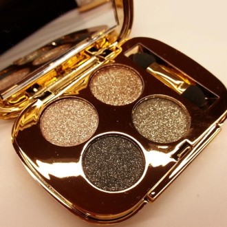 Professional  Eye Makeup Eyeshadow Palette Gold Smoky Cosmetics Makeup Palette Diamond Bright Glitter Eye Shadow(6)