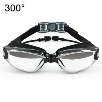 HAIZID HD Anti-fog Waterproof Myopia Swimming Goggles, Color: Myopia 300 Degrees