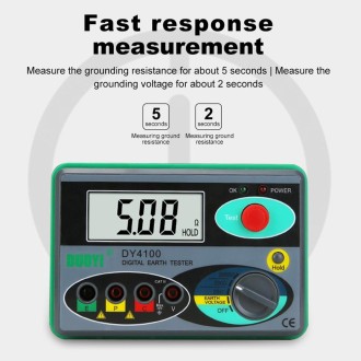 DUOYI DY4100 High-precision Digital Ground Resistance Meter Resistance Tester