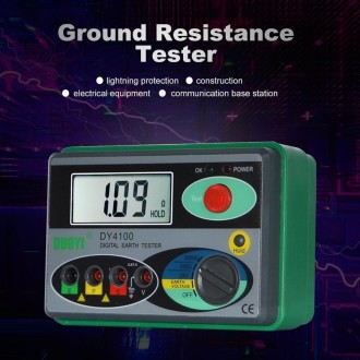 DUOYI DY4100 High-precision Digital Ground Resistance Meter Resistance Tester