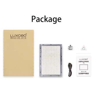 LUXCeO P02 LED Video Light Super Slim Panel 1000LM 3000-6000K Light On-camera Light Selfie Soft Light Video Photography Studio L