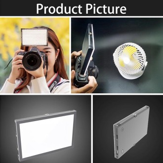 LUXCeO P02 LED Video Light Super Slim Panel 1000LM 3000-6000K Light On-camera Light Selfie Soft Light Video Photography Studio L