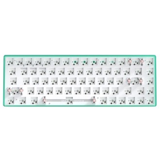 Dual-mode Bluetooth/Wireless Customized Hot Swap Mechanical Keyboard Kit, Color: Green