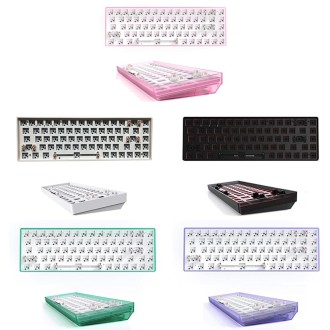 Dual-mode Bluetooth/Wireless Customized Hot Swap Mechanical Keyboard Kit, Color: Green