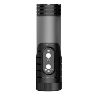 H68A HD 1080P WiFi Flashlight Waterproof Sports DV Camera Bike Motorcycle Helmet Camera(Black)