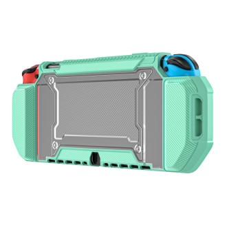 TPU+PC Two-in-one Non-slip Protective Case for Nintendo Switch OLED(Green)