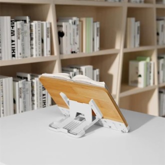 BG-2 Wooden Foldable Reading Bookshelf Tablet Pc Support Stand