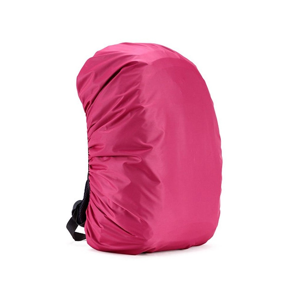 80L Adjustable Waterproof Dustproof Backpack  Rain Cover Portable Ultralight Protective Cover(Pink)