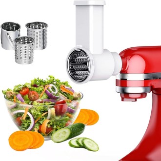 For KitchenAid 4.5QT/5QT Vertical Mixer Kitchen Vegetable Slicer and Grater(KA-006)