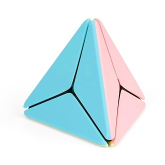 Moyu Magic Tower Series Magic Cube Third-Order Macaron Color Magic Cube, Color: Boomerang