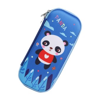 S-888 Elementary School Cartoon EVA Pencil Case Anti-fall Stationery Box, Style:(Plane panda)