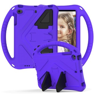 For iPad Mini5/4/3/2/1 EVA Flat Anti Falling Protective Case Shell with Holder(Purple)