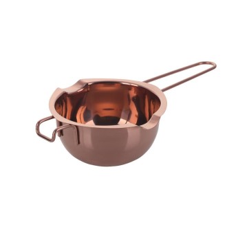 Cheese Butter Chocolate Stainless Steel Melting Bowl, Colour: Rose Gold