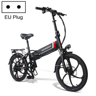 20LVXD30 20 Inch 48V Lithium Battery 350W Mini Valet Driving Folding Electric Bicycle(Black)