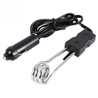 Portable 12V/24V Electric Car Boiled Immersion Water Heater Traveling Camping Picnic, Voltage:24V(Black)