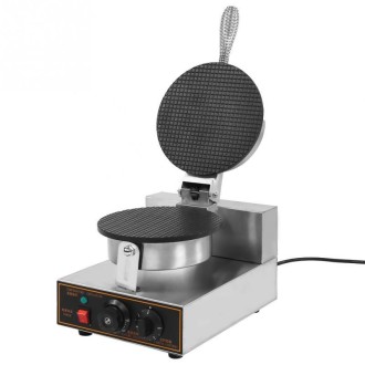 Electric Waffle Maker Egg Roll Maker DIY Ice Cream Cone Machine Crispy Omelet Machine, Plug Type:US Plug