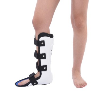 Calf Ankle Fracture Sprain Fixation Brace Plaster Shoe Foot Support Brace, Size: S Right(Long Version Without Baffle)