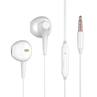 lanzero 3.5mm Wired In-Ear Sports Headphones(A2 White)