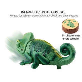 8888 Children Electric Infrared Remote Control Crawling Chameleon Colorful Breathing Light Tricky Toy