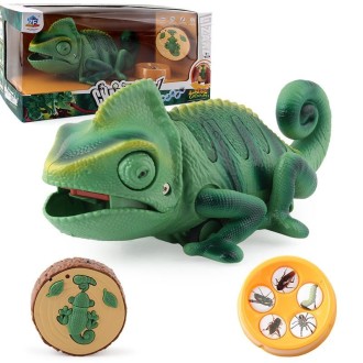 8888 Children Electric Infrared Remote Control Crawling Chameleon Colorful Breathing Light Tricky Toy