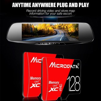 MICRODATA 256GB U3 Red and Black TF(Micro SD) Memory Card