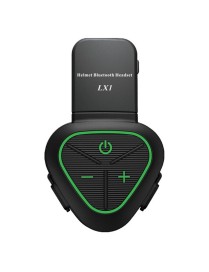 LX1 Motorcycle Half Helmet Waterproof Wireless 5.3 Bluetooth Headset, Version: English(Classic Green)