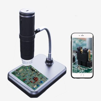 F210 HD 1080P WIFI 1000X Magnification Digital Microscope with 8 LED Light