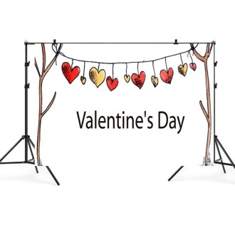 2.1m x 1.5m Valentines Day Photo Party Layout Props Photography Background Cloth(015)