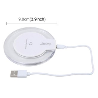 Safety Wireless and Limitless QI-standard Wireless Charger Fast Charging Charger with Micro USB Cable