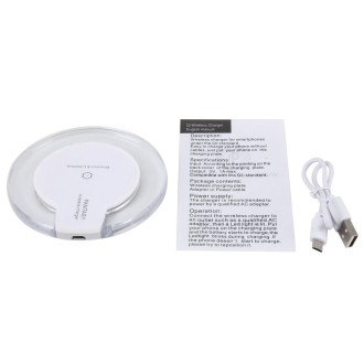 Safety Wireless and Limitless QI-standard Wireless Charger Fast Charging Charger with Micro USB Cable