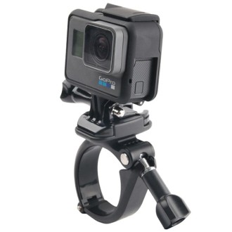 GP434 Large Size Bicycle Motorcycle Handlebar Fixing Mount for GoPro Hero12 Black / Hero11 /10 /9 /8 /7 /6 /5, Insta360 Ace / Ac