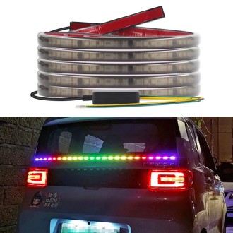 S24-240CM 240cm DC12V-24V Car Rear LED RGB Daytime Running Lights Strip Colorful Lamp