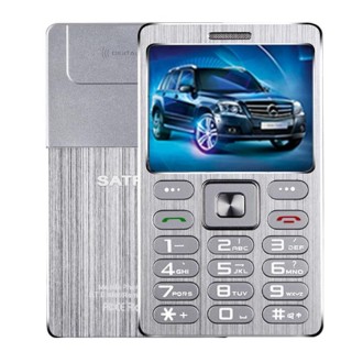 SATREND A10 Card Mobile Phone, 1.77 inch, MTK6261D, 21 Keys, Support Bluetooth, MP3, Anti-lost, Remote Capture, FM, GSM, Dual SI