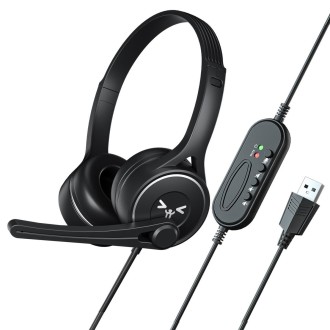 SOYTO SY-G30 Wired Noise Cancelling Ergonomic Gaming Headset, Interface:USB(Black)