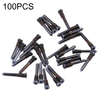 100 PCS Charging Port Screws for iPhone 13 mini (Black)