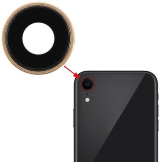 Back Camera Bezel with Lens Cover for iPhone XR(Gold)