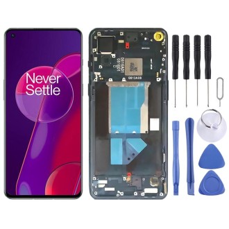 For OnePlus 9RT 5G MT2110 AMOLED Original LCD Screen Digitizer Full Assembly with Frame