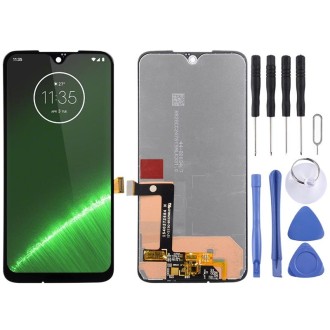 TFT LCD Screen for Motorola Moto G7 Plus with Digitizer Full Assembly (Black)