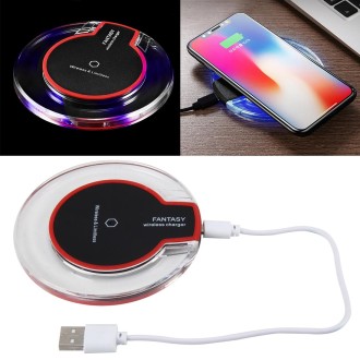 Safety Wireless and Limitless QI-standard Wireless Charger Fast Charging Charger with Micro USB Cable