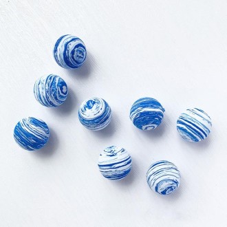 8pcs/ Set Blue White Ball Studio Background Ornament Photo Props