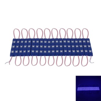 20×1W Sign LED DC 12V 3 SMD-5630-LEDs Module Waterproof Super Bright Light(Blue Light)