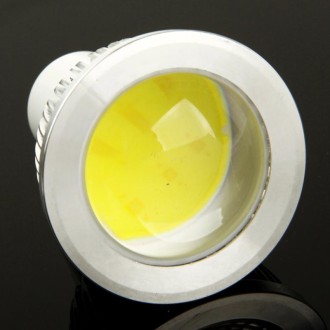 GU10 5W 400LM  LED Spotlight Lamp Bulb, 1 COB LED, White Light, 6000-6500K, AC 85-265V